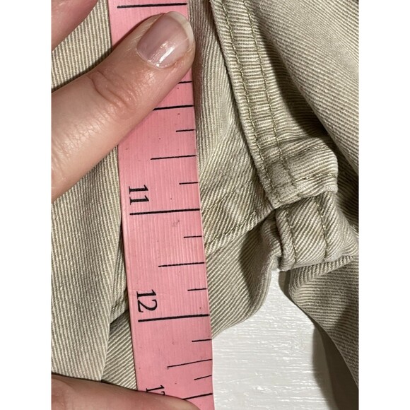 Vintage Y2K Lee Pipes BMX Pants 25x23 Tan Black Patch Logo Mesh Unisex Teen READ - Picture 14 of 16